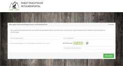 Desktop Screenshot of finest-trachten.info